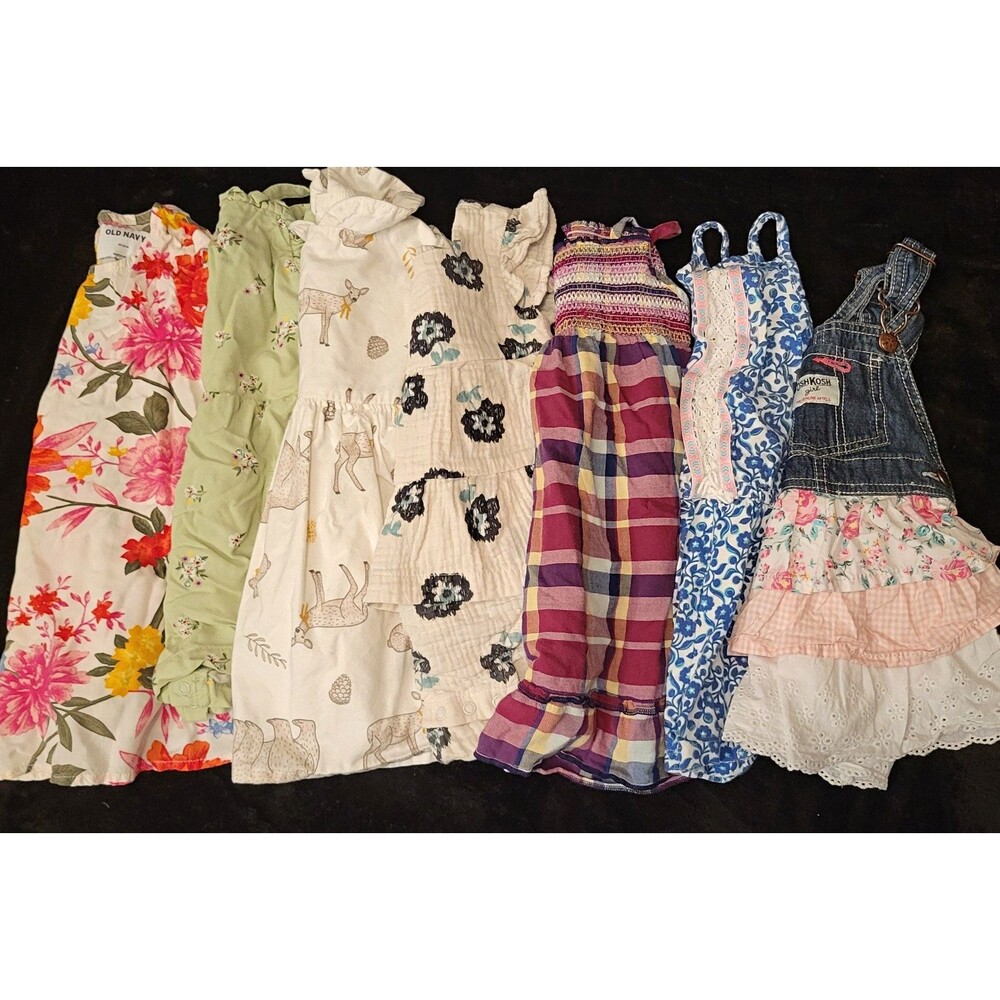 Mix Brand Baby Girl Sundress Dress Romper Lot Floral Colorful 18 Months